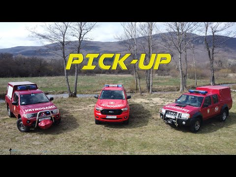 Pick-up vozila u vatrogastvu, - Pick-up firefighting vehicles