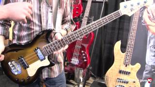 Video thumbnail for NAMM '13 - Lakland Skyline Hollowbody 30 Demo and 55-01/44-01 Deluxe Top by Premier Guitar