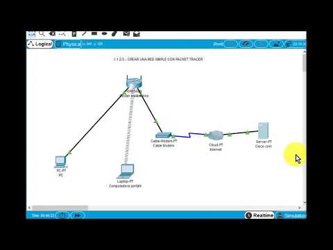 1125 - CREAR UNA RED SIMPLE CON PACKET TRACER