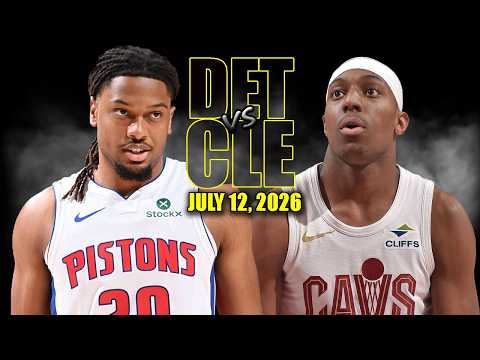 Detroit Pistons vs Cleveland Cavaliers Full Game Highlights - July 12, 2026 | NBA Summer League