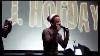 J. Holiday singing "Make That Sound " Live in SAC.