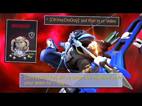 I avoided a TOXIC Top 500 and faced him the next game as Hanzo/Mccree - Overwatch