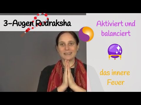 3-Augen Rudraksha (3 Mukhi) - Aktiviert und balanciert das innere Feuer