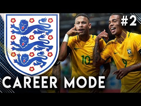 FIFA 19 England Career Mode EP2 - New Captain, New Formation!! Insane Game VS Brazil!!