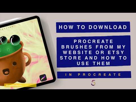 PROCREATE TUTORIAL | How to Install Brushes