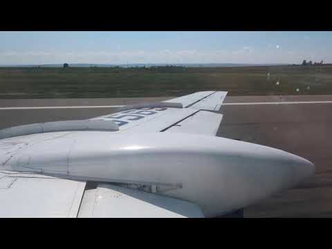 TU-134 takeoff