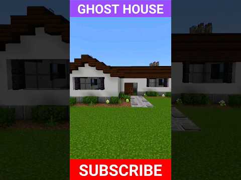 Minecraft: Ghost House 🏡 #shorts