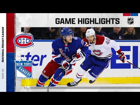 Canadiens @ Rangers 11/16/2021 | NHL Highlights