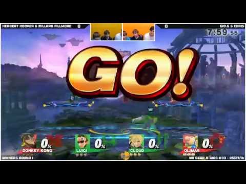 WBB #33 | Gio.G & Chris vs The Dead Presidents - Winners Round 1 - Sm4sh Doubles