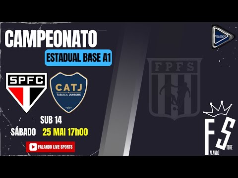 Campeonato Estadual Base A1- FPFS - São Paulo vs Tabuca Jrs - sub 14 - ao Vivo! Falando Live Sports"