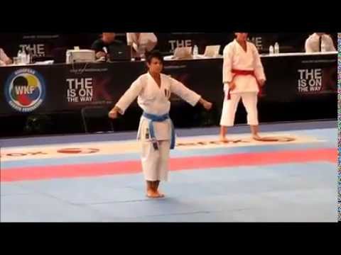 Shotokan Kata "UNSU" by Sandy Scordo of France in 47th EKF European Karate Championships