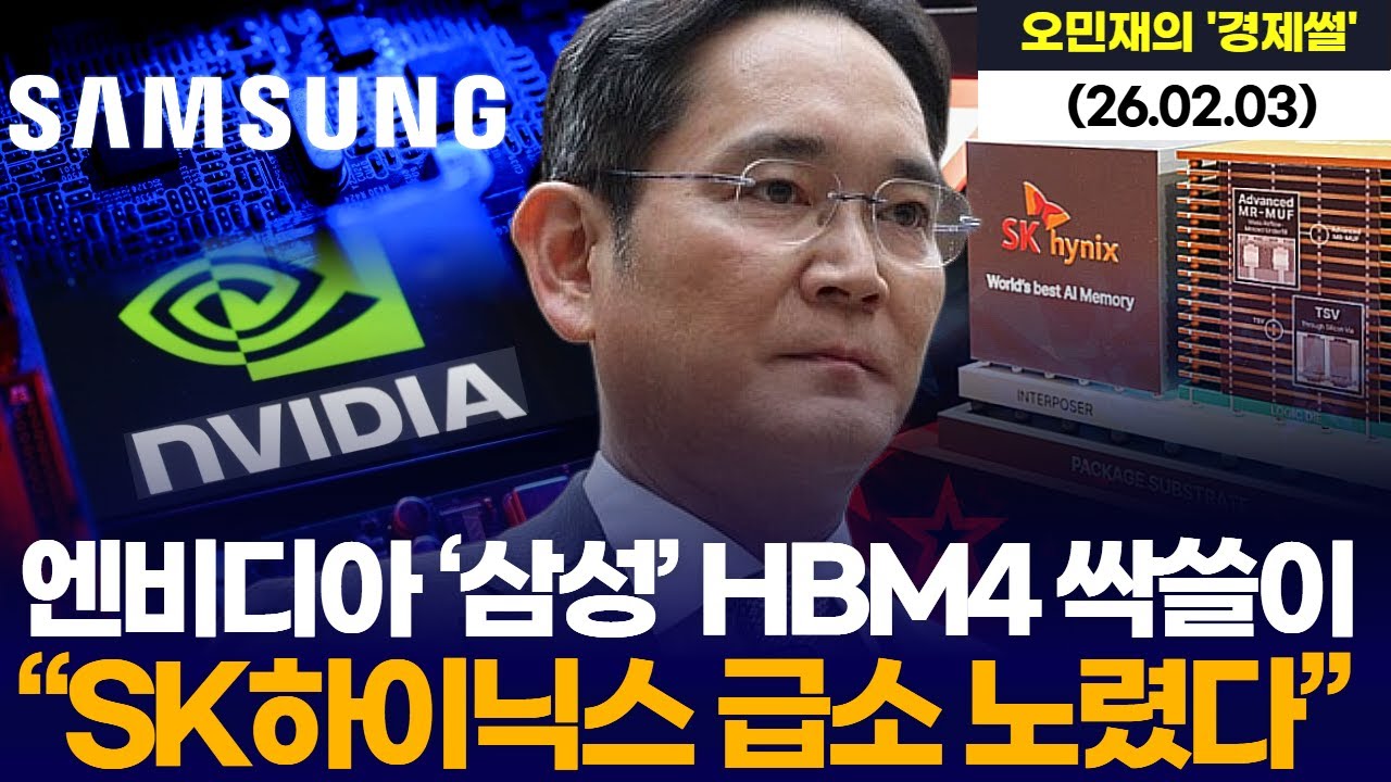 엔비디아 ‘삼성’ HBM4 싹쓸이 …“SK하이닉스 급소 노렸다”
