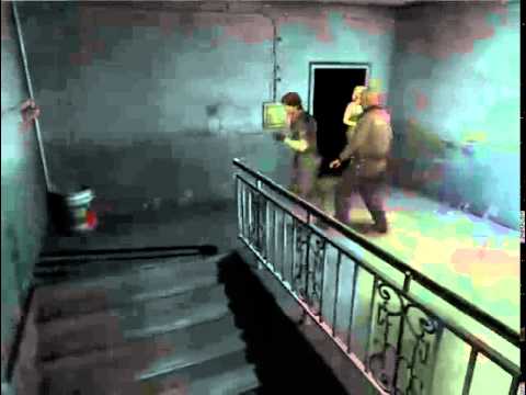 Resident Evil Outbreak - Read All Graffiti With Lighter