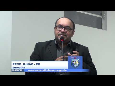 SESSÃO DIA 05/05/2025 – PRONUNCIAMENTO DO VEREADOR PROF. JUNÃO