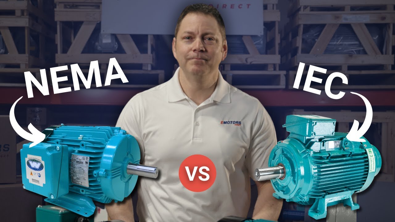 NEMA vs IEC Motors: Frame Sizes, Standards, and Replacement