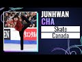 Junhwan CHA KOR Men Free Skating Skate Canada International 2024 GPFigure