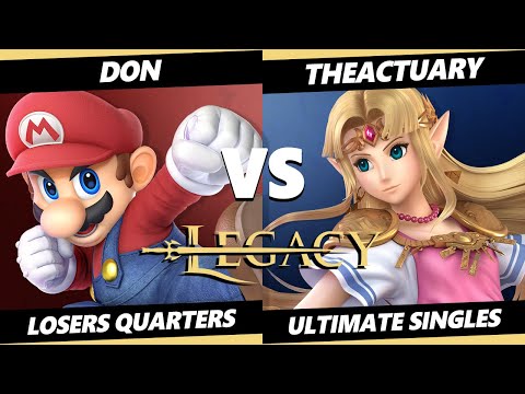 Legacy 1 Losers Quarters - Don (Mario) Vs. TheActuary (Zelda) SSBU Ultimate Tournament
