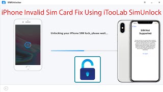 iPhone Sim Not Valid Fix Using iToolab SIMUnlock | Unlock iPhone From any Carrier Network 2021
