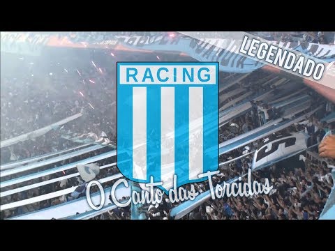 "Muchachos, traigan vino juega la Acade - Racing [Legendado (ES/PT)]" Barra: La Guardia Imperial • Club: Racing Club • País: Argentina