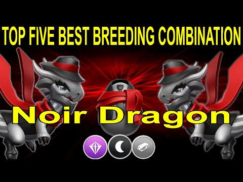 Top 5 Best Breeding Combination OF "NOIR DRAGON" | Dragon Mania Legends | Breeding Guide |