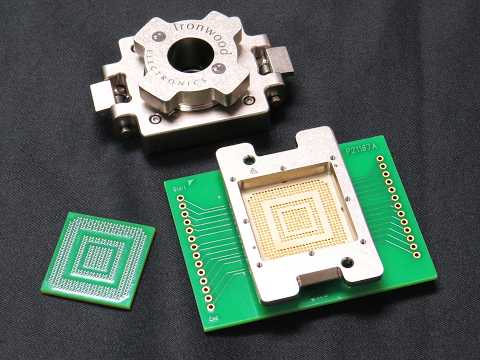 Spring Pin Socket For Bga500 With Double Latch Lid
