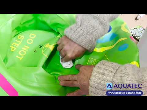 Aquatec Europe - Repair on a flat welded seam of an inflatable PVC tube