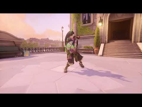 Genji Dance Emote with Illidan Skin in-game (PS4)