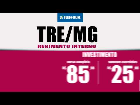 TRE REGIMENTO INTERNO + EXERCICIOS