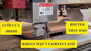 Test máy cnc trung tâm WM-1325RBS tại Bình Dương | máy cnc 2.5d full option