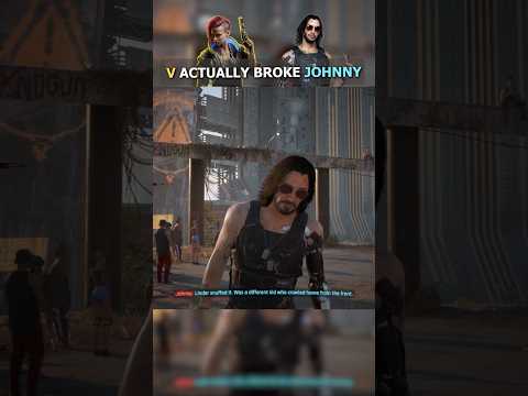 V actually broke Johnny #shorts #cyberpunk