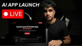 Launching my new AI app LIVE