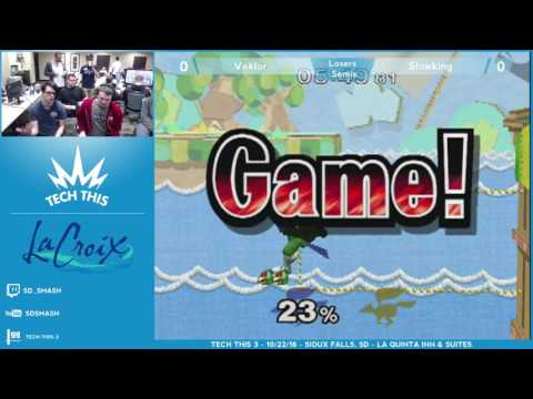 Veklor vs. Slowking - SSBM -  L. Semis - Tech This 3