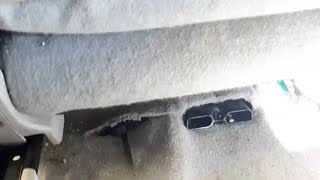 Lexus RX300 downstream/rear o2 oxygen sensor plug location