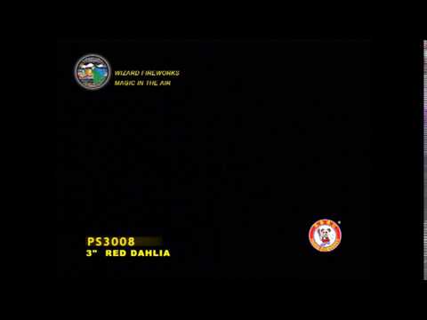 SA075DA01 - 3 INCH SHELL - WIZARD FIREWORKS - PS3008