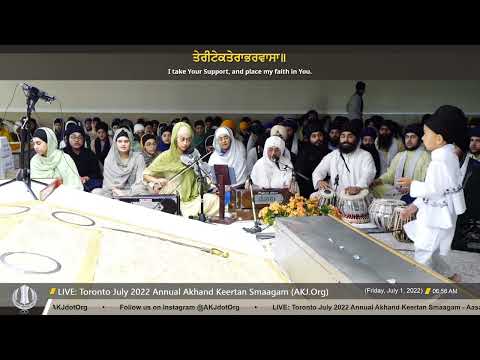 049 Bibi Tarvinder Kaur Jee Seattle - Friday AM - Toronto July 2022 Annual Akhand Keertan Smaagam