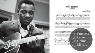 Don&#39;t Know Why - George Benson (Transcription)