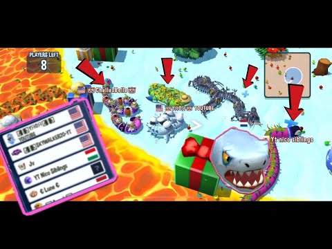 Snake rivals- Battle Royal!! SKYWALKER vs Pros! Ft YROR! Who took the crown home?! Intense Gameplay