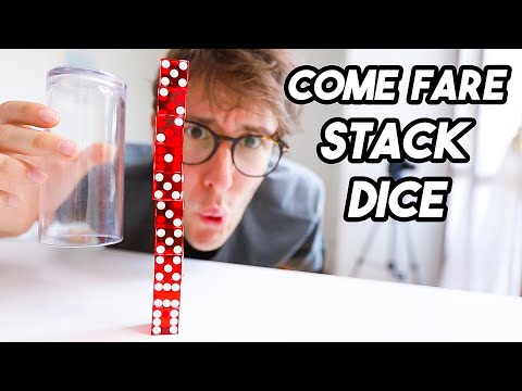 COME FARE UNA PILA DI DADI / STACK DICE
