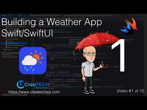 SwiftUI Weather App 1: Introduction and Overview of the Weather App Playlist and Course thumbnail