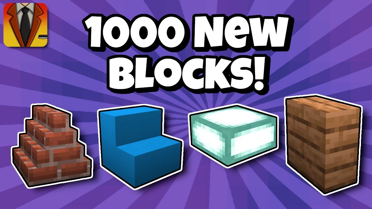 4,421 NEW BLOCKS! Blockz+ | Free Minecraft Bedrock Add-on / Mod! (How To Use 1.20) Video #3