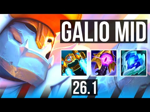 GALIO vs KATARINA (MID) | KR Master | 26.1
