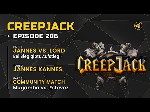 [DE] Jannes Kampf um den AUFSTIEG | Creepjack 206 - Warcraft 3