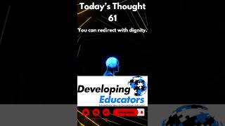 Connection - Today's Thought 61 #teaching