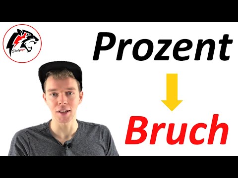 PROZENT in Bruch umwandeln | Mathe Tutorial