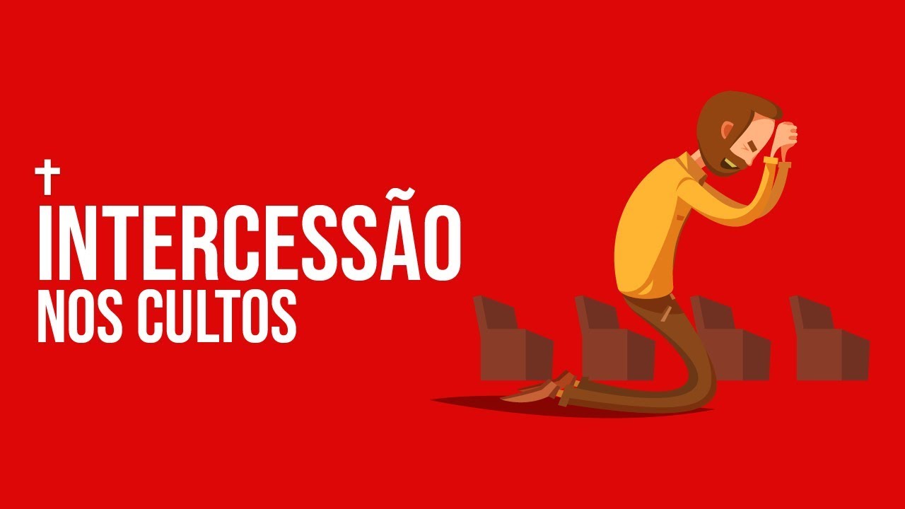 Grupo de intercessão durante o culto