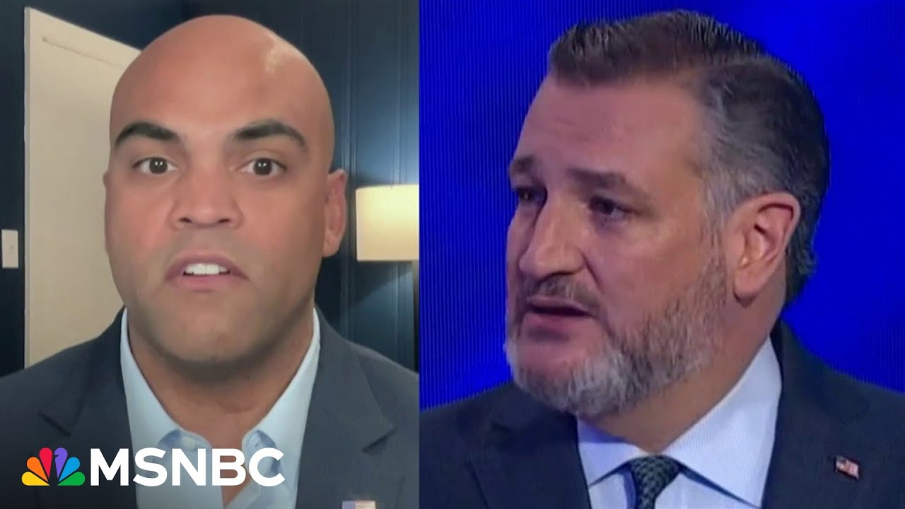 'Lying Ted was back': Colin Allred on his tense debate with Sen. Cruz
