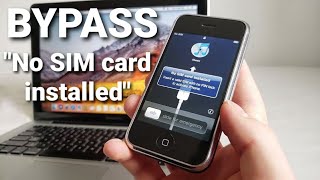How to Bypass iPhone 2G (Original iPhone) Activation "No Sim Card Installed" + Jailbreak iOS 3.1.2