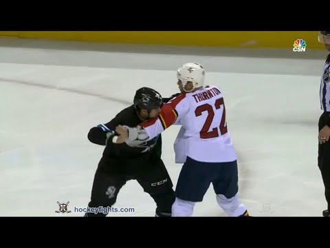 Shawn Thornton vs Micheal Haley Nov 5, 2015