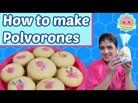 How to make Polvorones of Puerto Rico | Ladymaria51