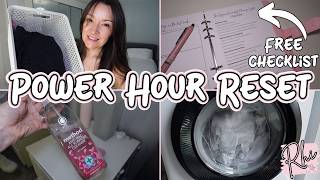 Weekend Power Hour Clean, Tidy, Plan & Reset With Me